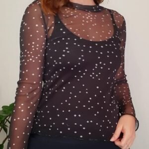 Molde: Blusa Segunda Pele em Tule - Ref.: 0701