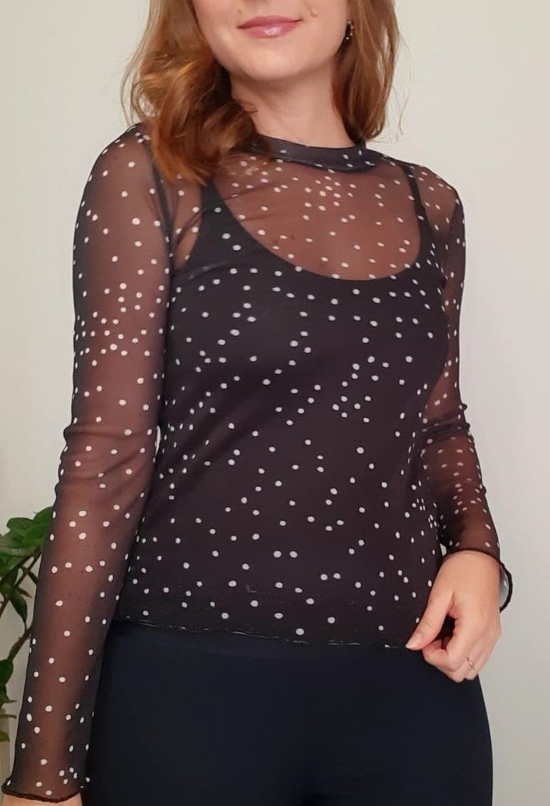 Molde: Blusa Segunda Pele em Tule - Ref.: 0701