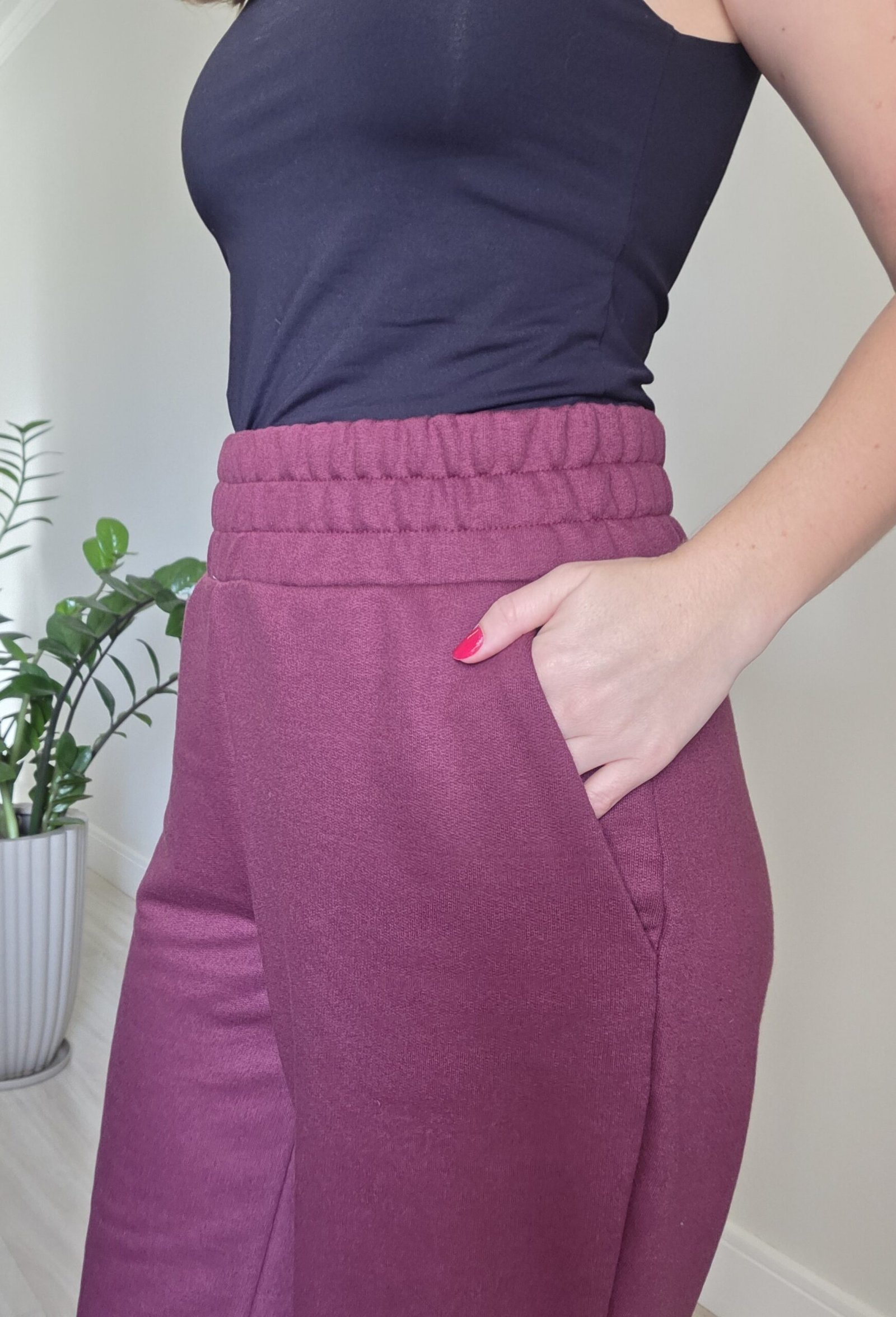 Molde: Calça Pantalona em Moletom Brisa - Ref.: 0602 - Imagem 2