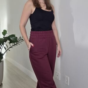 Molde: Calça Pantalona em Moletom Brisa - Ref.: 0602