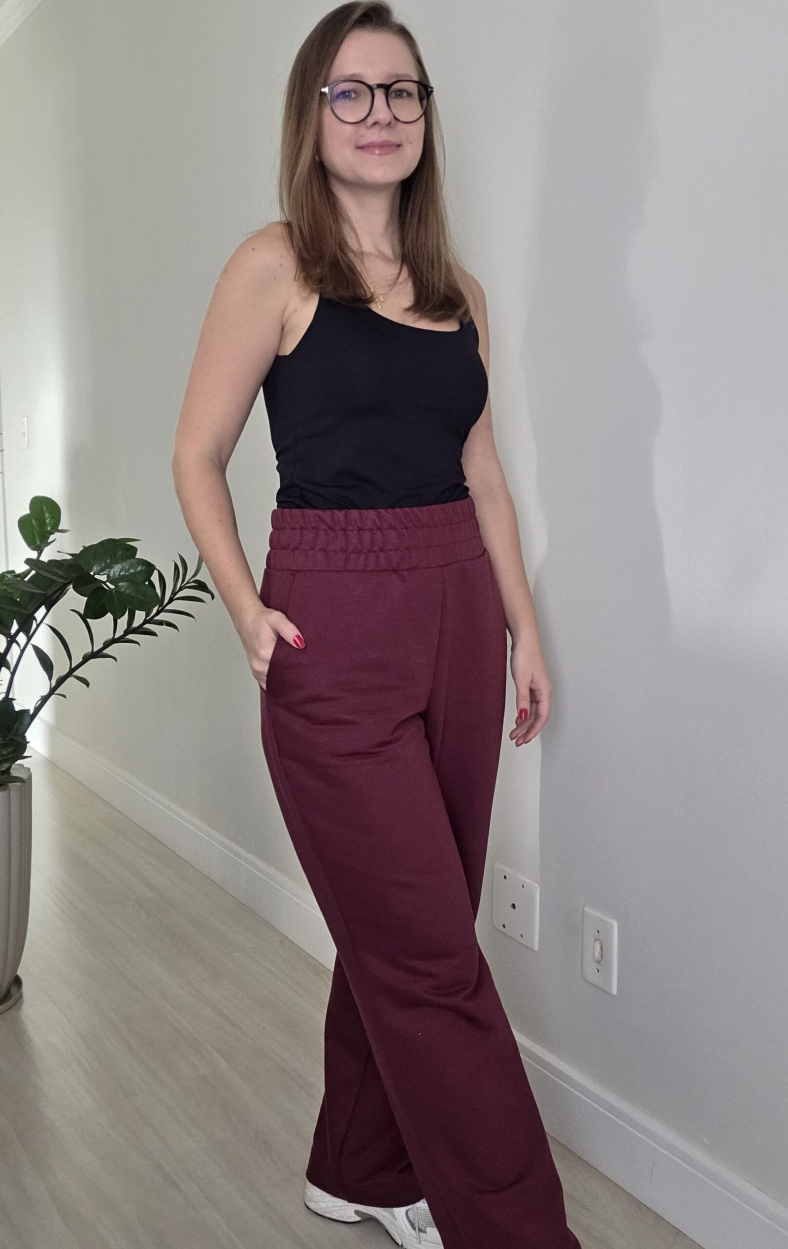 Molde: Calça Pantalona em Moletom Brisa - Ref.: 0602